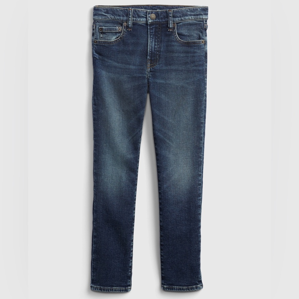 Gap Kids Slim Taper Jeans with Stretch (Dark Wash)